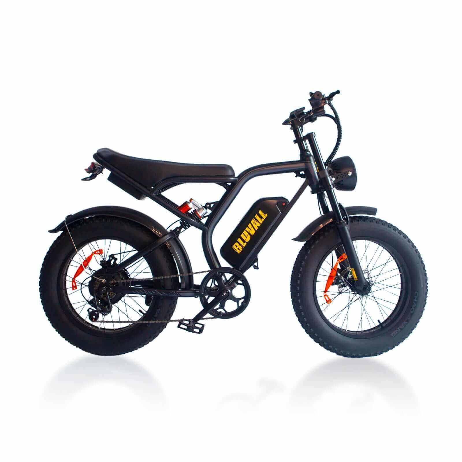 Bluvall K6 ebike 1200w 20Ah 48v 31mph 80miles ebike full suspension Electric bike for adults