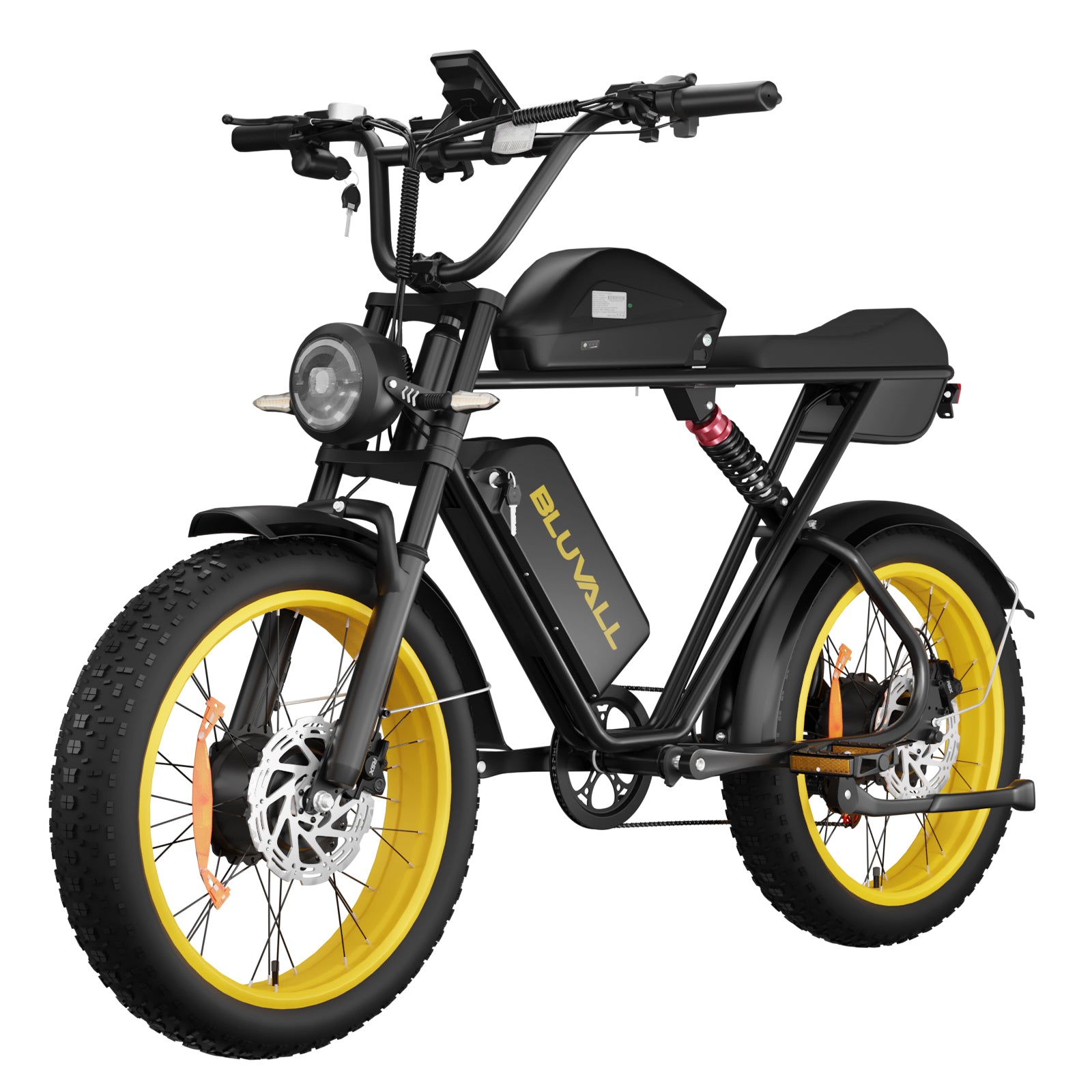 Bluvall K10 Ebike Dual Motor Dual Battery 52V 2000w 35MPH 150 Miles